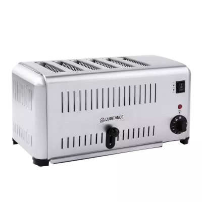 Grill à pain en inox avec 6 compartiments